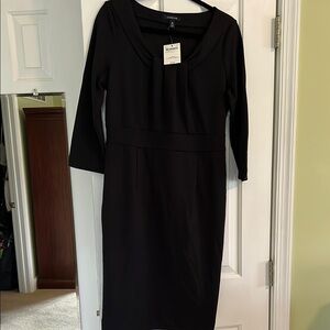Elegant Black Dress By Lands’End.Never worn.Sz-10-12